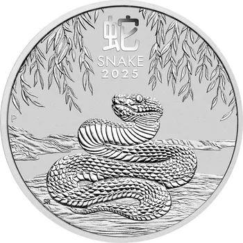 Stříbrná mince 1/2 Oz Lunar Series III Year of the Snake 2025