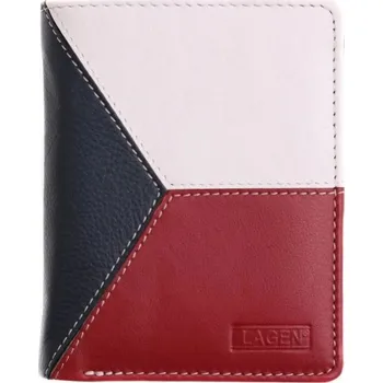Peněženka Pánská kožená peněženka Lagen - česká vlajka (na výšku)