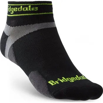Pánské termo ponožky Bridgedale Trail Run UL T2 MS Low Velikost: XL, Barva: black/845