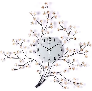 Hodiny Velké luxusní kovové nástěnné designové hodiny JVD HJ40 průměr 51cm (POŠTOVNÉ ZDARMA!!)