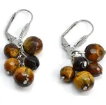 Náušnice tygří oko Grapes