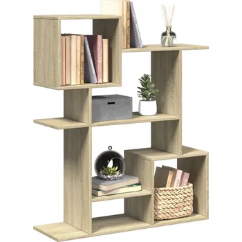 Knihovna vidaXL Knihovna/dělicí stěna dub sonoma 92x29x112 cm kompozitní dřevo