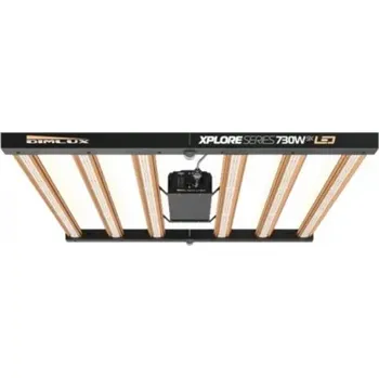 LED panel Dimlux LED Xplore 730W 9X, 2.7 µmol/J, s předřadníkem (Dimlux LED Xplore 730W 9X, 2.7 µmol/J - Označení 9X je speciálně upravená menší, ale stejně výkonná verze pro pěstební stany od 1m2!)