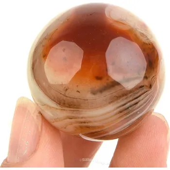 Přírodní kámen Koule achát sardonyx koule Ø 33mm (50g)