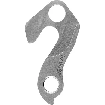 přehazovačka intec patka přehazovačky 280078 frézovaná elox stříbrná