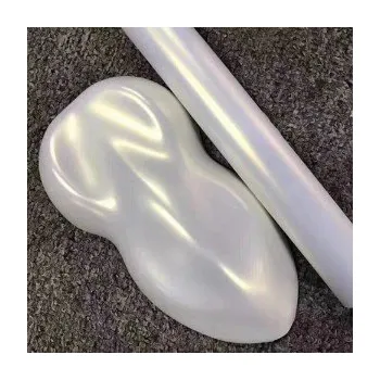 Polep vozidla Chameleon bílozlatá auto wrap fólie 152x700cm - interiér/exteriér