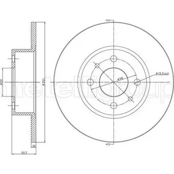 Brzdový kotouč Brzdový kotouč CIFAM 800-193C