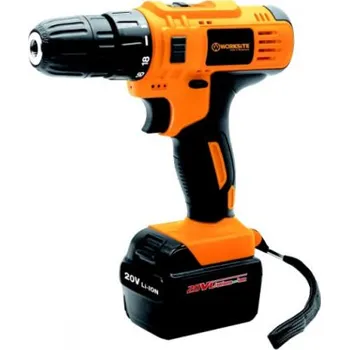 Worksite CD330-20L - Aku vrtačka šroubovák 20V 30Nm 2x1,5Ah + Sada bitů 20ks v hodnotě 169,-