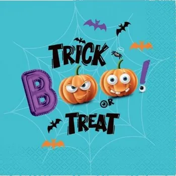 Party dekorace Papírové ubrousky Halloween - Trick or Treat 20 ks