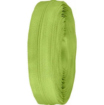 Zip spirálový No 3 metráž pro jezdce typu ASIC, barva 234 zelená sv.