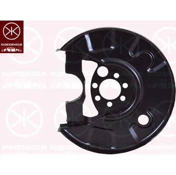 Brzdový systém Ochranný plech proti rozstřikování, brzdový kotouč KLOKKERHOLM 9521876