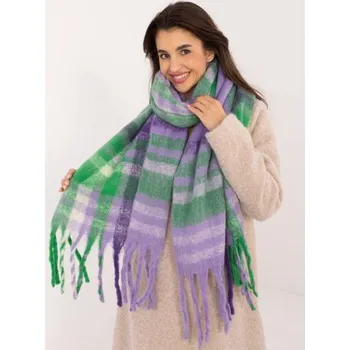 Šátek Dámská šála pro ženy fialová a zelená