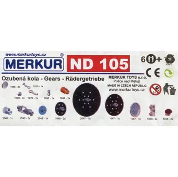 Merkur ND105 ozubená kola