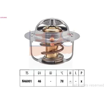Chladič motoru Termostat, chladivo EPS 1.879.994S