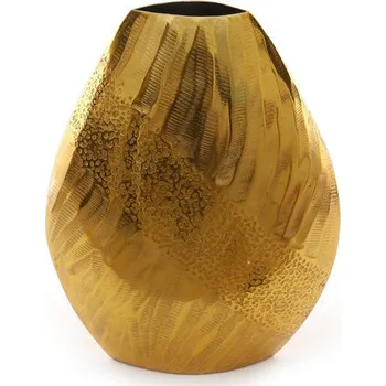 Váza Váza FLOWER, zlatá, 27x34 cm, SIL