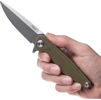 Multifunkční nůž Zavírací nůž Acta non verba Z300 BB Stonewash/G10/Liner Lock Barva: zelená