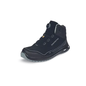 Pracovní obuv TO WORK FOR Obuv X-507 S3 ESD SRC, kotník s hliníkovou tužinkou, černá 0202088460044 Černá 44