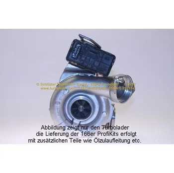 Turbodmychadlo Dmychadlo, plnění SCHLÜTTER TURBOLADER 166-08885