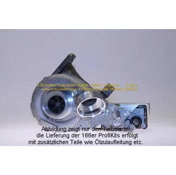 Turbodmychadlo Dmychadlo, plnění SCHLÜTTER TURBOLADER 166-00555