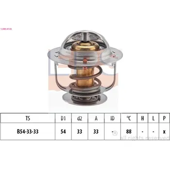 Chladič motoru Termostat, chladivo EPS 1.880.414S