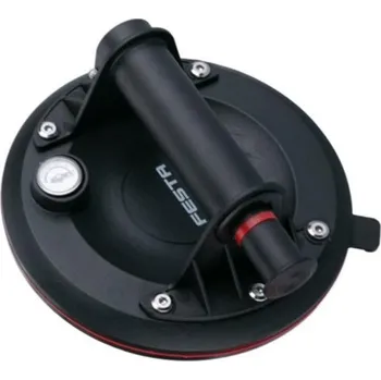 přísavka na sklo Festa 36325.01 - Vakuová přísavka na dlažbu pr. 200 mm s manometrem, nosnost až 140kg