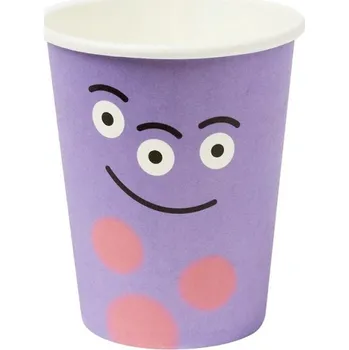 Smiffys Kelímky papírové Příšerky 250ml 8ks