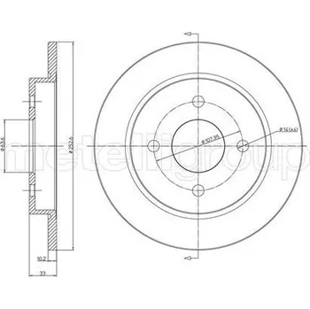Brzdový kotouč Brzdový kotouč CIFAM 800-542C