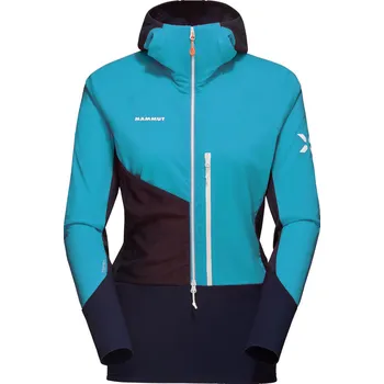 Mammut Mammut Eiger Speed ML Hybrid Half Zip Hoodie Women Barva - Velikost: Modrá - XS