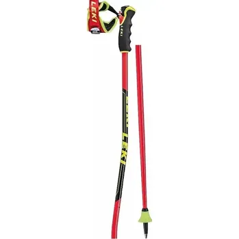 Lyžování LEKI WCR GS Carbon 3D, bright red-black-neonyellow Velikost: 125 cm