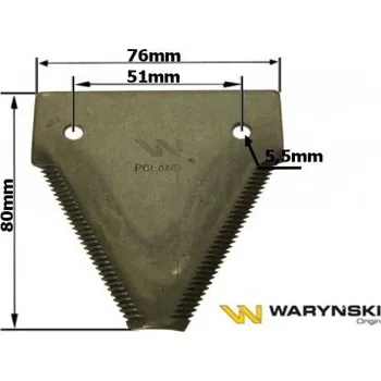 Nůž Bizon se zuby vpředu Warynski 506000001 Waryński 30072