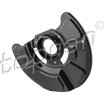 Brzdový kotouč Ochranný plech proti rozstřikování, brzdový kotouč TOPRAN 409 508