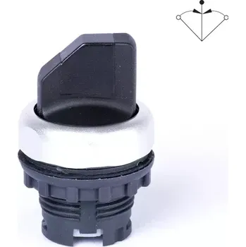 tlačítko Noark 105523 Ex9P1 SS3 b Hlavice přepínače třípolohová, bez aretace, černá (Noark 105523 Ex9P1 SS3 b)