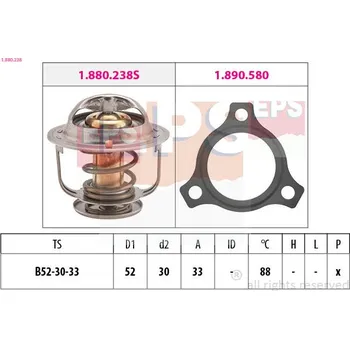 Motor automobilu Termostat, chladivo EPS 1.880.238