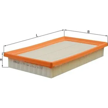 Vzduchový filtr Vzduchový filtr KNECHT LX 1981