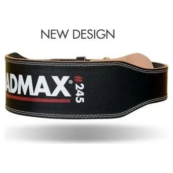 Opasek na cvičení Opasok celokožený 245 Black - Mad Max Velikost: M, Barva: Čierna