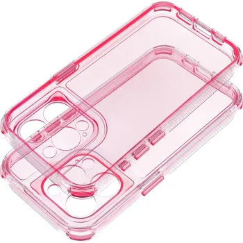 Pouzdro na mobilní telefon Zadní kryt MATRIX CLEAR Case pro Apple iPhone 15 Pro, růžová