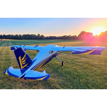 RC model letadla 120 Turbo Bushmaster V2 - Modrá/Bílá/Žlutá 3,06m