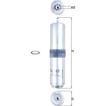 Palivový filtr Palivový filtr KNECHT KL 763D