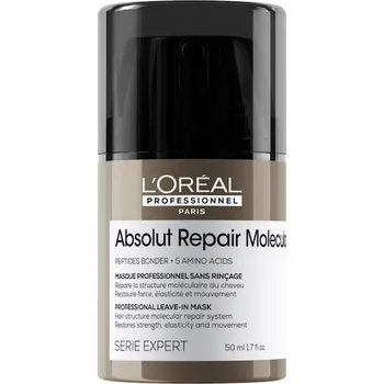 Vlasová regenerace LOreal-Professionnel-Paris Pece-o-vlasy Serie-Expert-Absolut-Repair-MolecularLeave-In Mask 50 ml (7&nbsp;640,00 Kč / 1 l)
