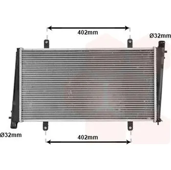 Motor automobilu Chladič, chlazení motoru VAN WEZEL 59002015