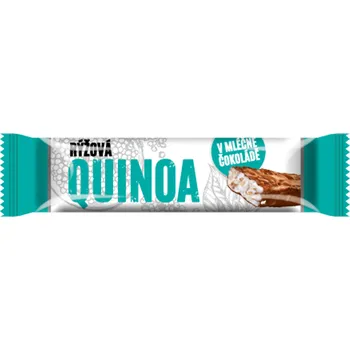 SOCO CZ s.r.o. Pufovaná rýžová tyčinka s quinoou v mléčné čokoládě 18g