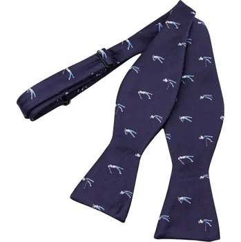 Motýlek Bubibubi Tmavomodrý vázací motýlek golf