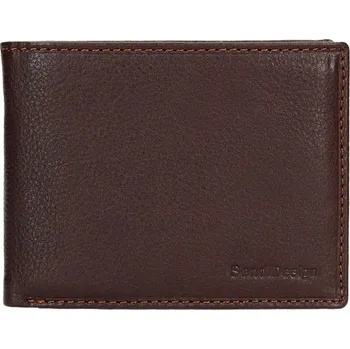 Peněženka Panska kožená peňaženka SendiDesign Carlos - hnedá