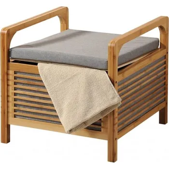 Stolička Pohodlná stolička s úložným prostorem a polštářkem na sezení