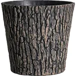 Květník WOODEFF RUSTIC walnut dekor dřevo d30x38cm