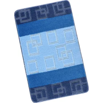 Koupelnová předložka Brotex Koupelnová předložka 60x100cm Kostky modré