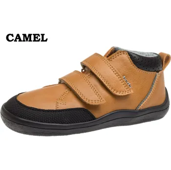 Dívčí obuv Barefoot kotníčkové boty BEDA PLAYFUL - CAMEL s okopem (BFN 170060/W/M/NL/OK), Beda Barefoot Velikost: 27