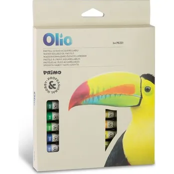 PRIMO Olejové křídy PRIMO, akvarelové, 10 x 60mm, 24 ks, blistr