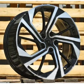 Disk Alu kola Racing Line D1981, 19x7.5 5x114.3 ET45, černá + leštění vhodné pro Nissan Qashqai III (od 2022)