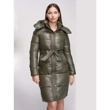 Zimní bunda dlouhá MY0487 Itálie barva: zelená-khaki, velikost: XL